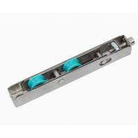 Door and window pulley：plastic sheel-2 roller  