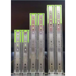 The 304 stainless steel drawer slide rail has two or three sections