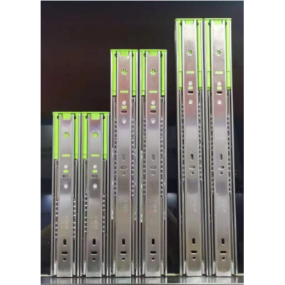 The 304 stainless steel drawer slide rail has two or three sections