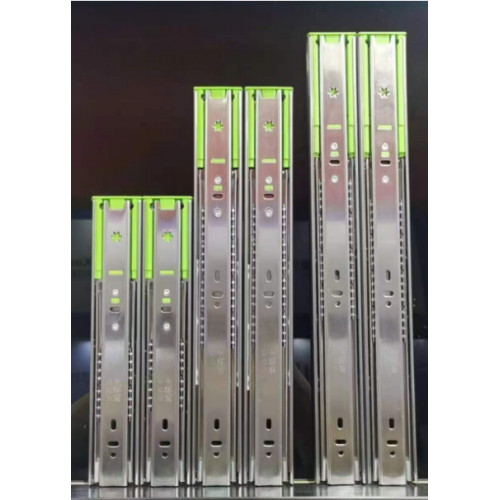 The 304 stainless steel drawer slide rail has two or three sections